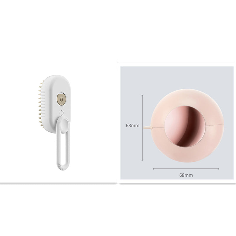 Cepillo de vapor para perro y gato – modelo Blanco + accesorio