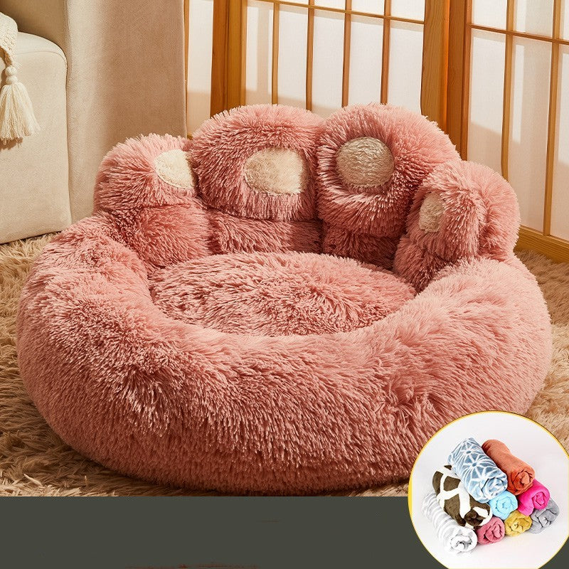 Cama Esponjosa para Perro y Gato – Suave y Calientita